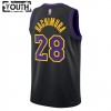 Los Angeles Lakers Rui Hachimura 28 Nike 2023-24 City Edition Musta Lasten Pelipaidat Swingman